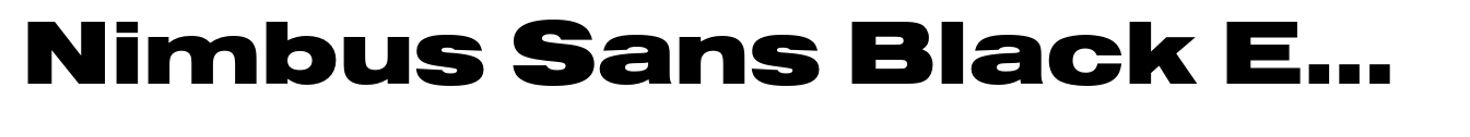 Nimbus Sans Black Extended (D) image